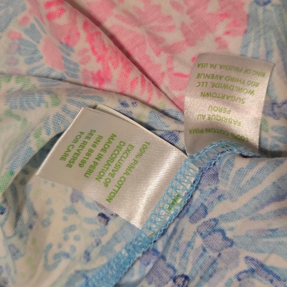 Lilly Pulitzer MARGOT Swing Dress Halter Neck Coral Print Women's Size Medium‎ - Picture 5 of 6